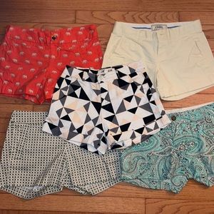 Bundle of chino shorts size 0